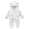 Thickened Fleece Bear Paw Star Jumpsuit 6