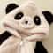 Cartoon Panda Bunny Winter Fleece Romper 4