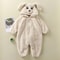 Cartoon Panda Bunny Winter Fleece Romper 5