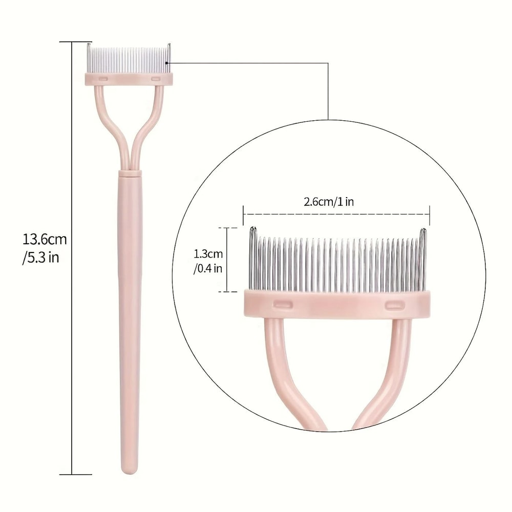 Precision Curved Eyelash Separator Comb 1