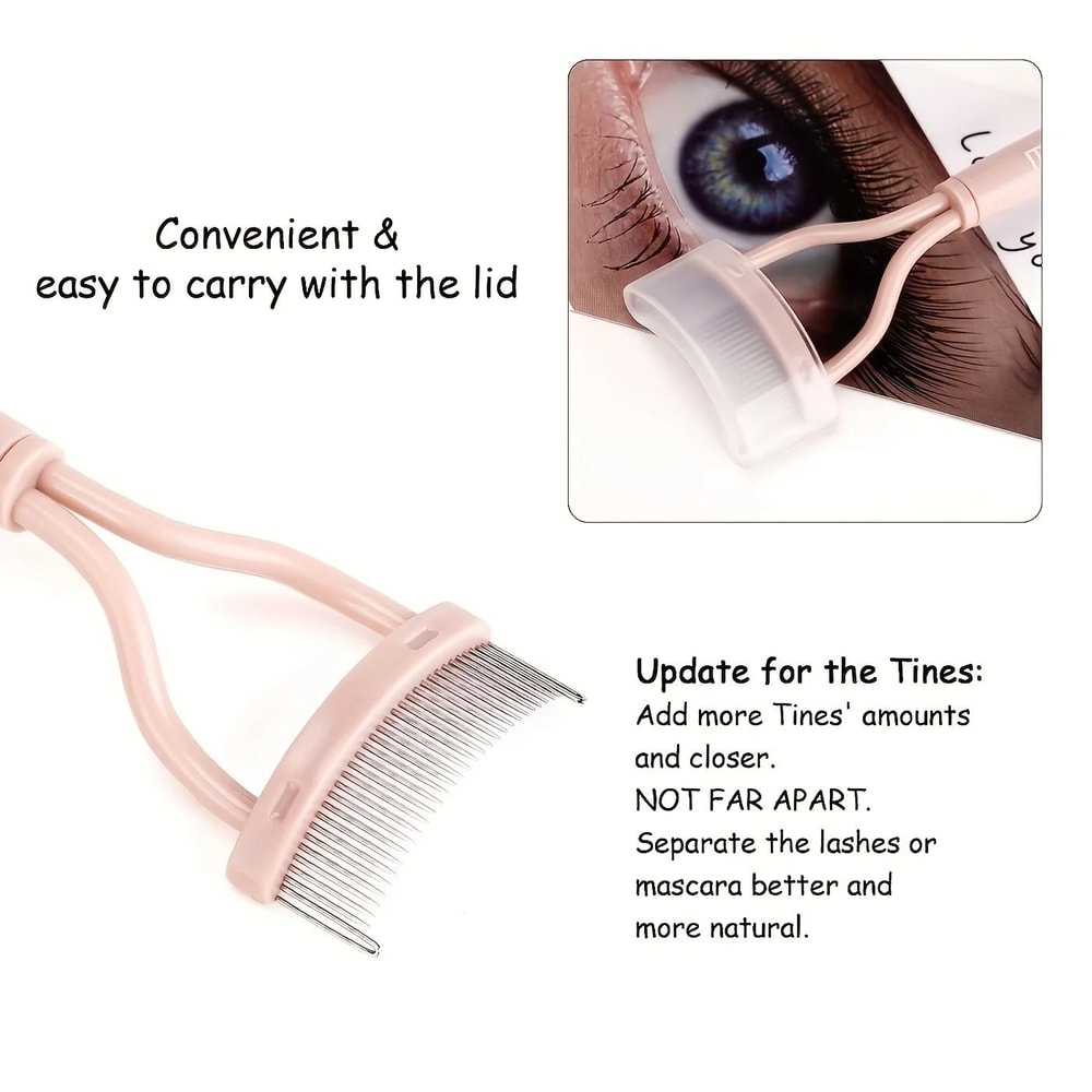 Precision Curved Eyelash Separator Comb 3
