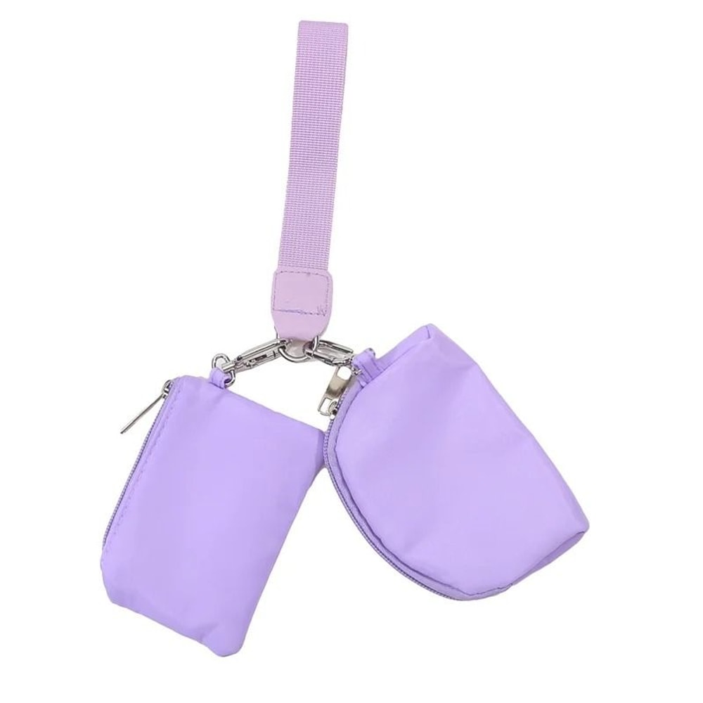 Portable Mini ZipAround Keychain Wristlet 9