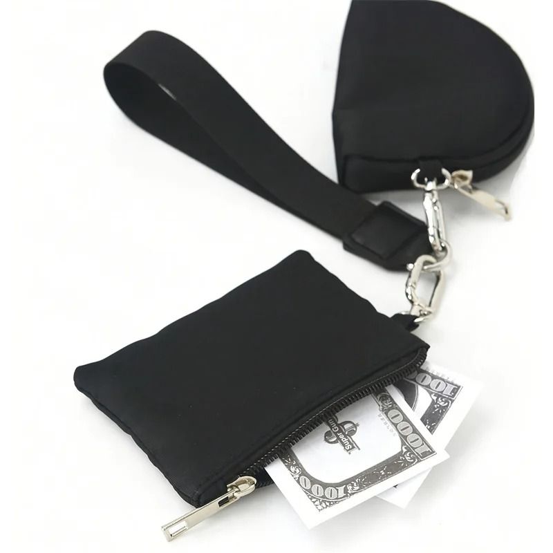 Portable Mini ZipAround Keychain Wristlet 4