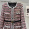 French Temperament Tweed DownLined Winter Coat 2