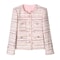 Cherry Blossom Romantic Braided Tweed Jacket 0