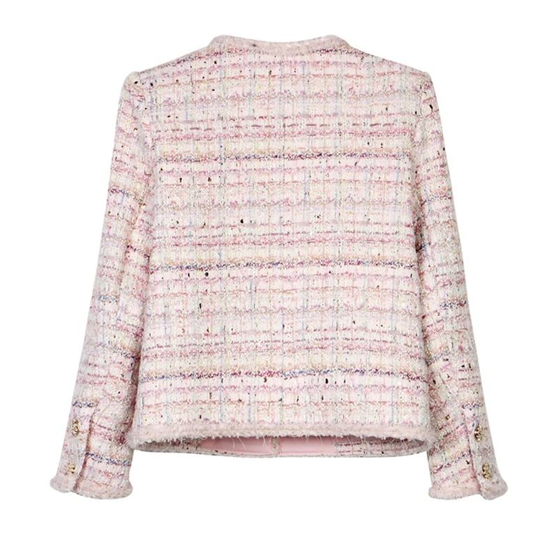 Cherry Blossom Romantic Braided Tweed Jacket 1