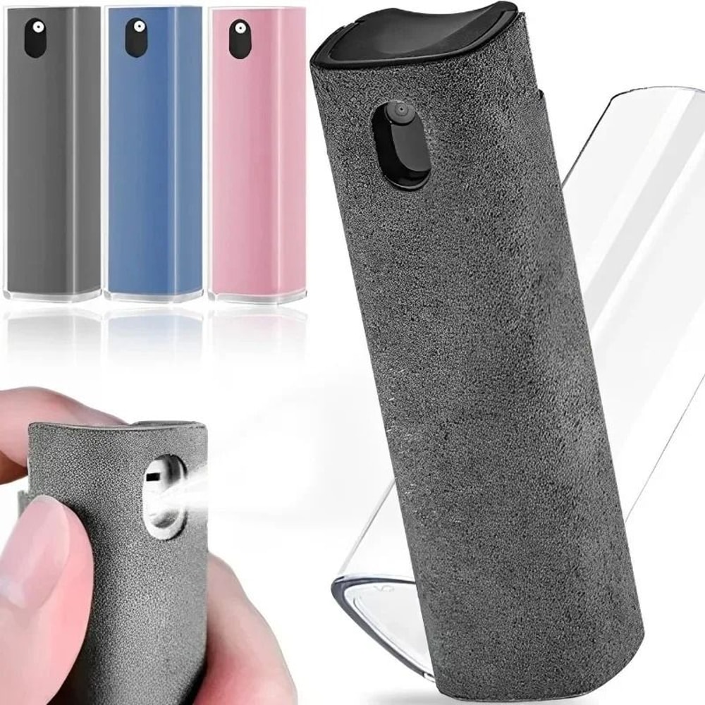2in1 Microfiber Screen Cleaner Spray Wipe 0