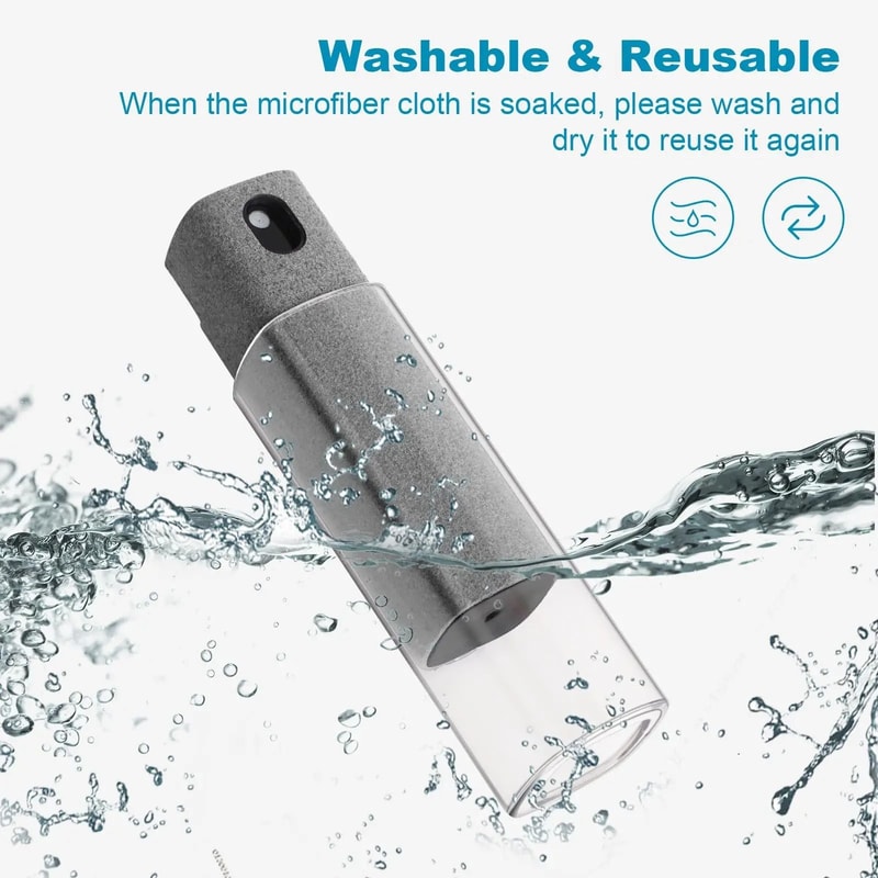 2in1 Microfiber Screen Cleaner Spray Wipe 3