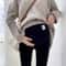 HighWaisted Maternity Support Leggings Comfort Trousers 5