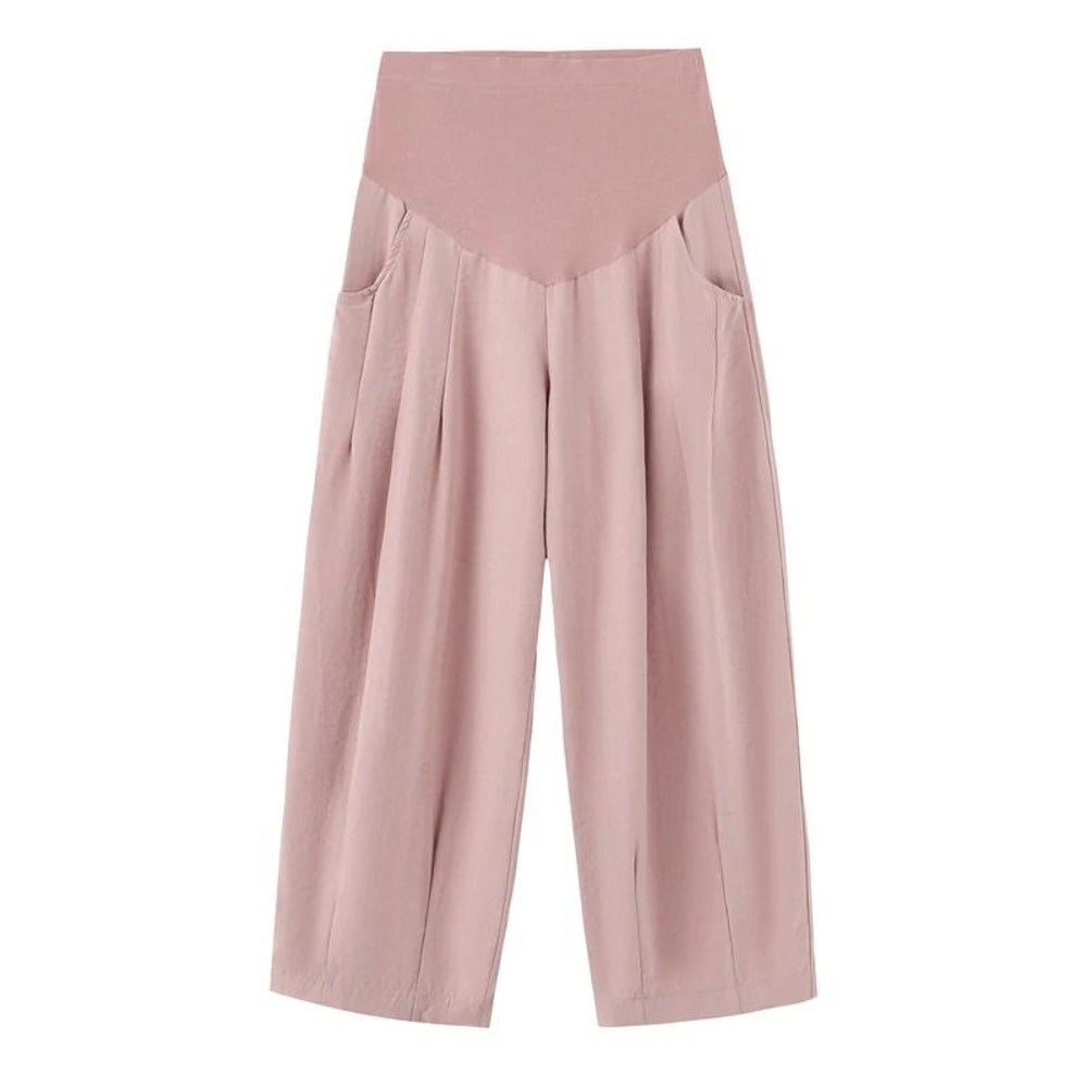 Ultralight Wide Leg Maternity Summer Trousers 9