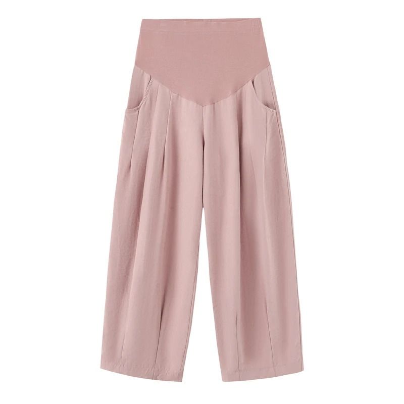 Ultralight Wide Leg Maternity Summer Trousers 9