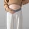 Low Waist Relaxed Wide Leg Maternity Trousers 1