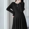 Elegant Korean Style Pleated Lace Maternity Dress 5