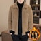 HighQuality Mink Fur Accented Woolen Jacket For Men 3