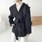 Elegant Hooded LaceUp Woolen Jacket 4