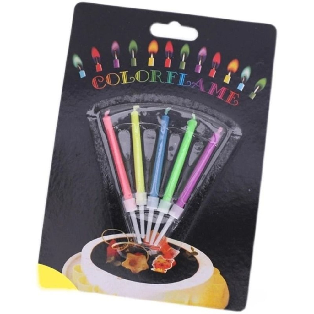 Magic Colorful Flame Birthday Candles 7