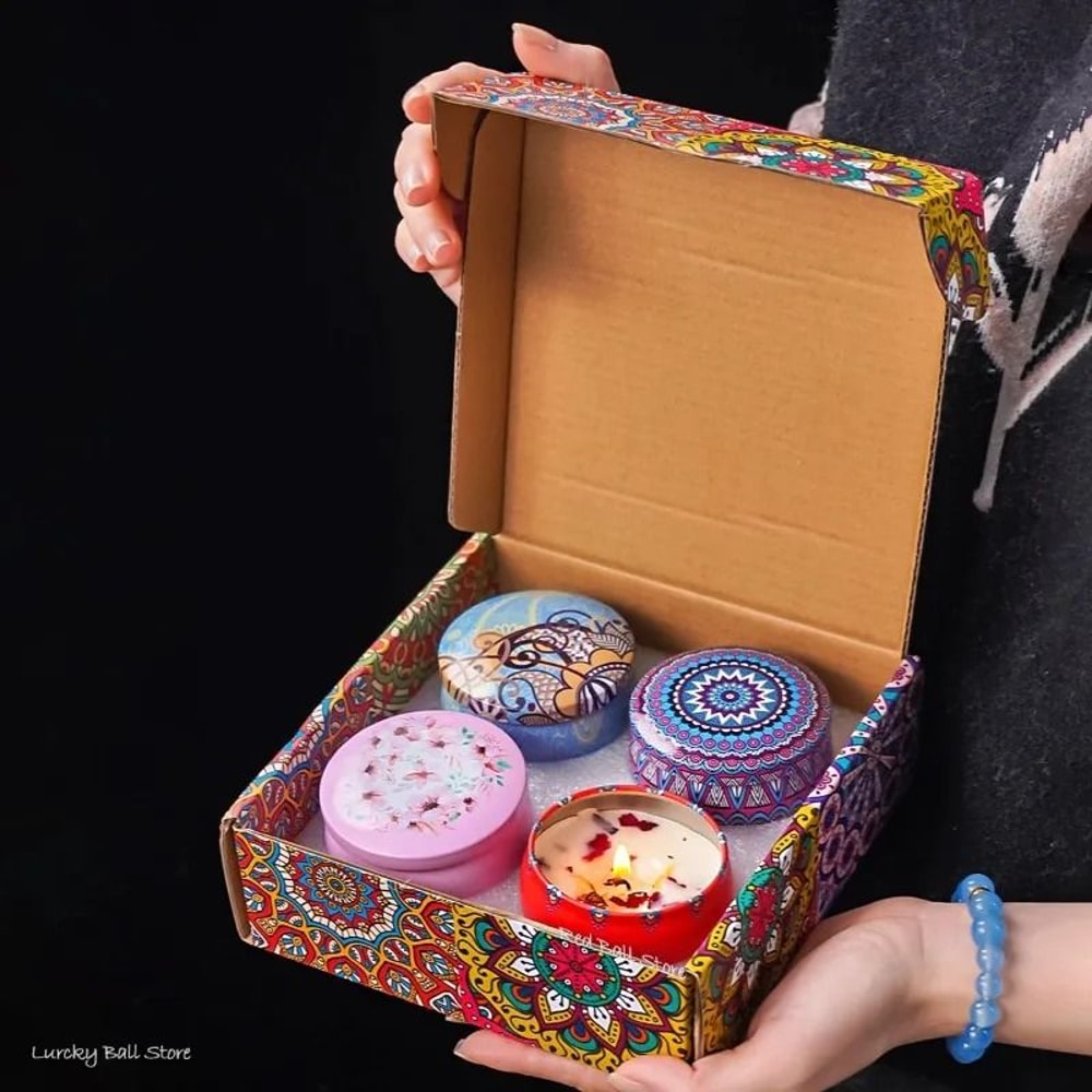 Luxury 4Piece Scented Candle Gift Set 4