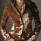 Chic Vintage Printed Patchwork Jacket 1