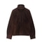 Streetwear Suede Chic Brown Bomber Jacket 3