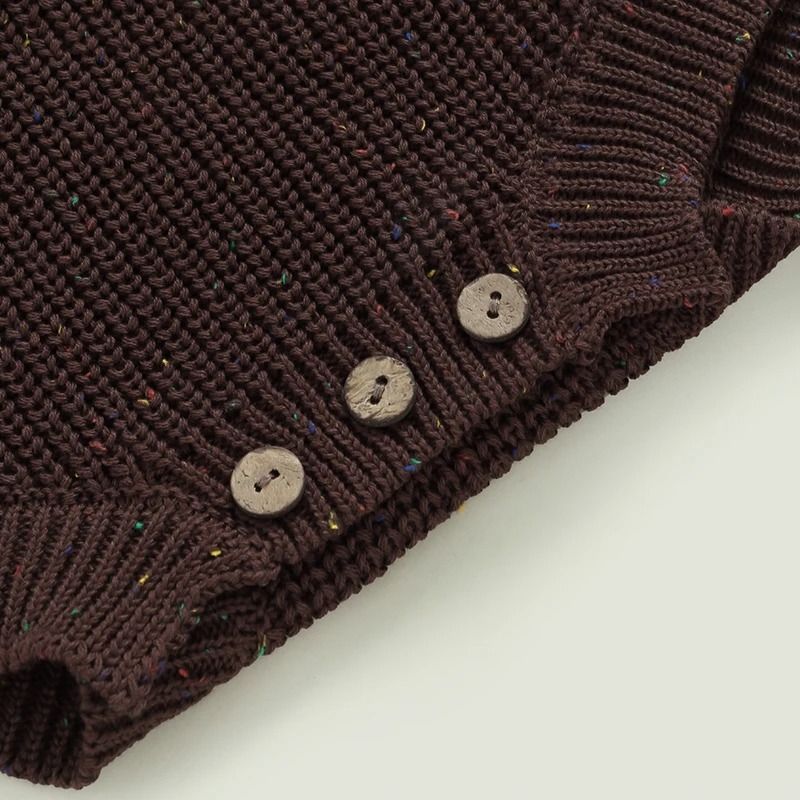 Newborn Infant Knitted Sweater Romper 1
