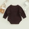 Newborn Infant Knitted Sweater Romper 4
