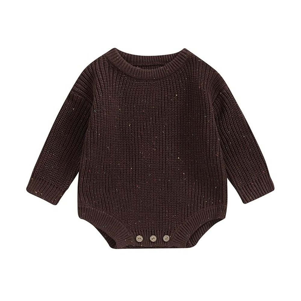 Newborn Infant Knitted Sweater Romper 5