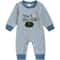 Infant Boys Rugby Striped Hooded Sweater Romper 2