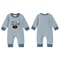 Infant Boys Rugby Striped Hooded Sweater Romper 3