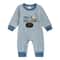 Infant Boys Rugby Striped Hooded Sweater Romper 4
