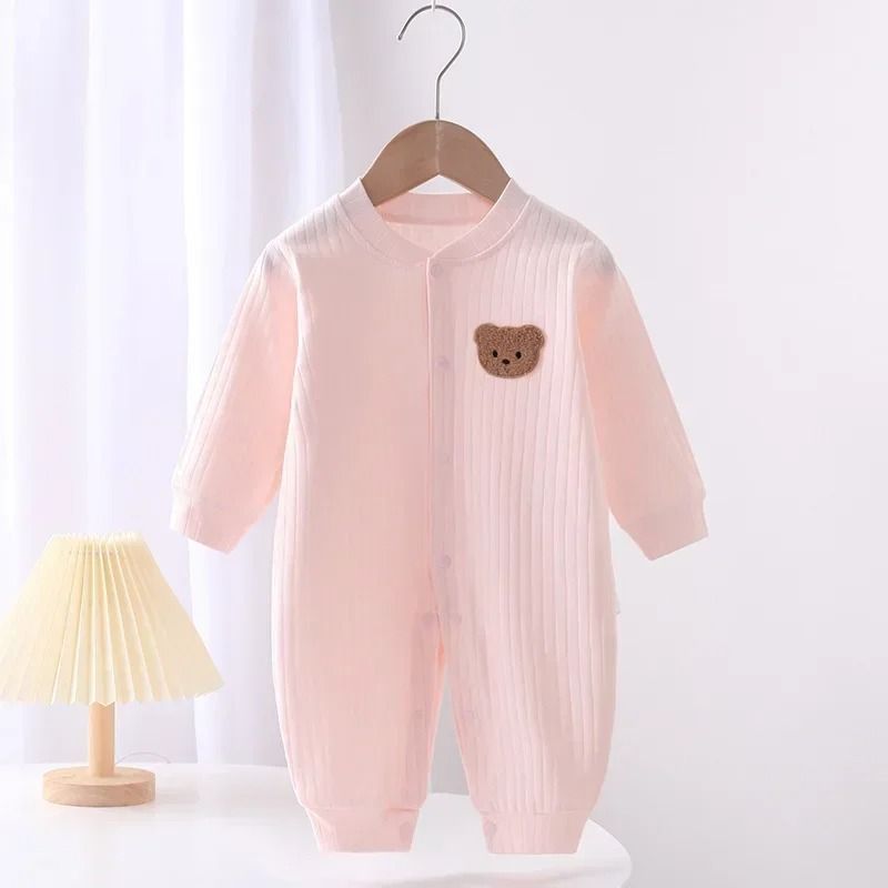 Essential 100 Cotton LongSleeve Baby Romper 2