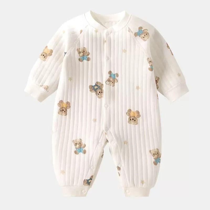 Essential 100 Cotton LongSleeve Baby Romper 12