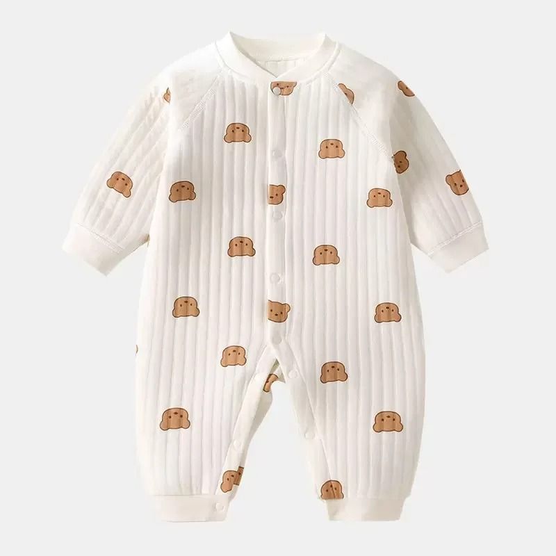 Essential 100 Cotton LongSleeve Baby Romper 13