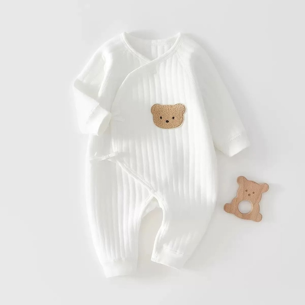 Essential 100 Cotton LongSleeve Baby Romper 14