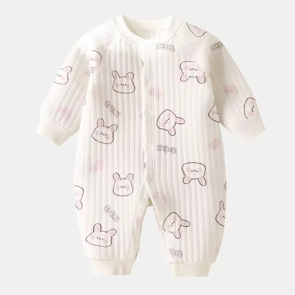 Essential 100 Cotton LongSleeve Baby Romper 15
