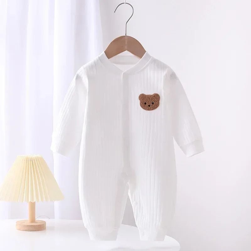 Essential 100 Cotton LongSleeve Baby Romper 6
