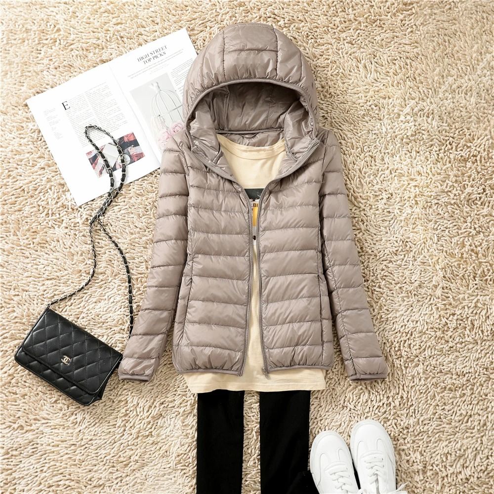 Ultra Lightweight Packable Hooded Puffer Jacket 11