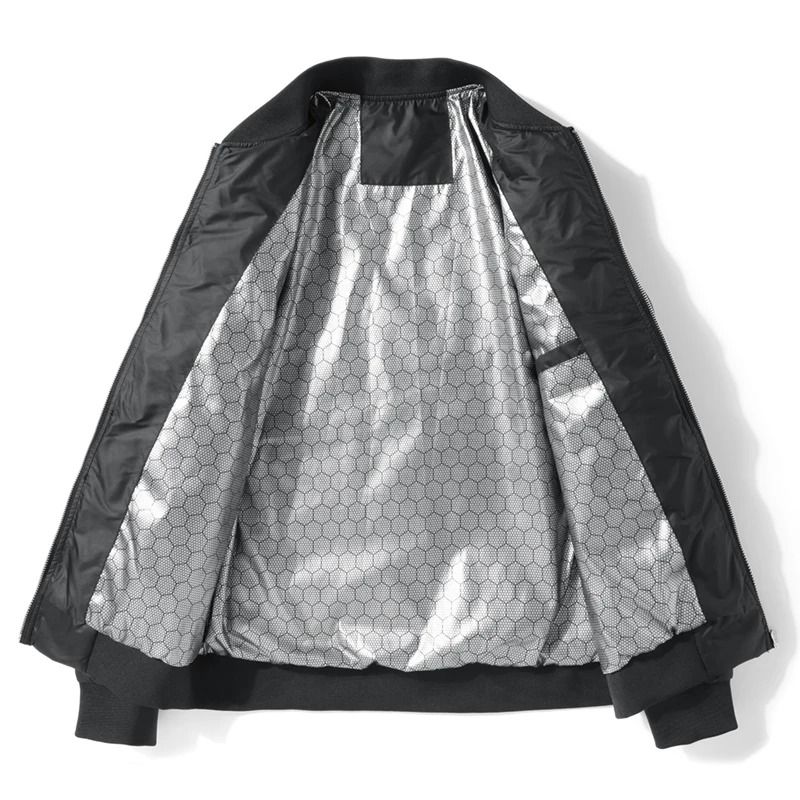 Mens Business Casual White Duck Down Puffer Jacket 3