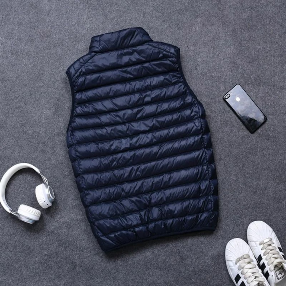 Mens Premium 90 White Duck Down Portable Vest 6