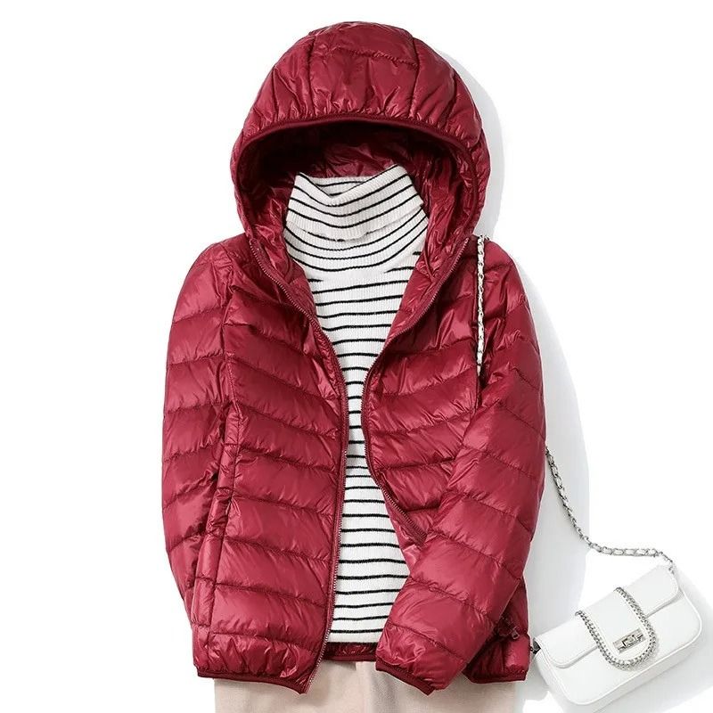 Womens Sweet Style Ultralight Packable Puffer 13
