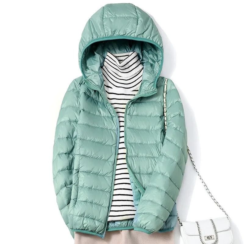Womens Sweet Style Ultralight Packable Puffer 2
