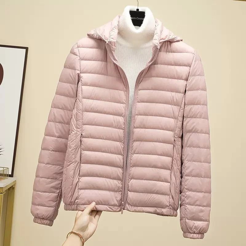 Womens Ultralight 90 White Duck Down Jacket 2