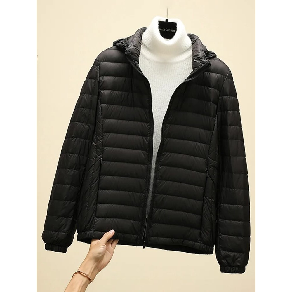 Womens Ultralight 90 White Duck Down Jacket 6