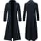 Mens Steampunk Gothic Victorian Long Trench Coat 0