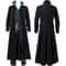 Mens Steampunk Gothic Victorian Long Trench Coat 2