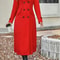 Womens Slimming European Fashion Woolen Coat 6