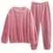 Womens Winter Jacquard Plush Fleece Pajama Set 4
