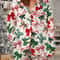 Womens Festive Holiday Bow Print Pajama Set 4