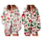Womens Festive Holiday Bow Print Pajama Set 5