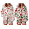Womens Festive Holiday Bow Print Pajama Set 5
