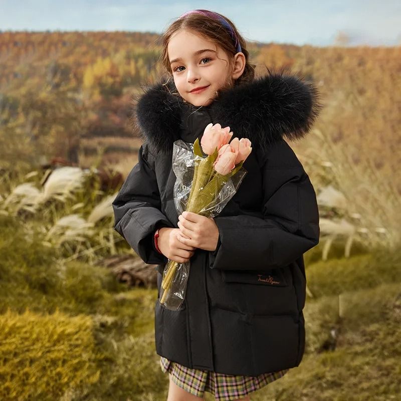 Girls Premium Waterproof Duck Down Winter Parka 5